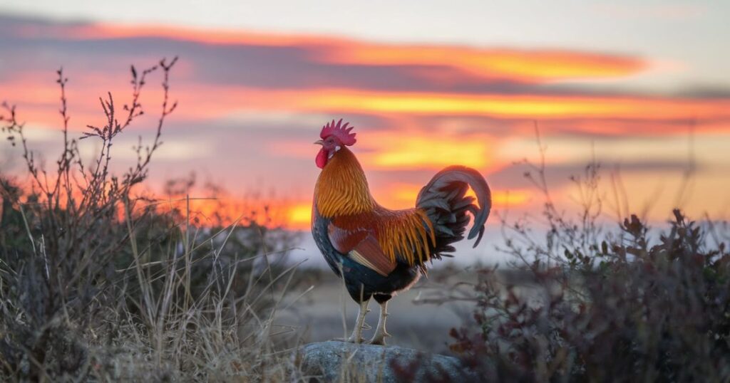 Symbolism of Rooster Crowing at Different Times of Day