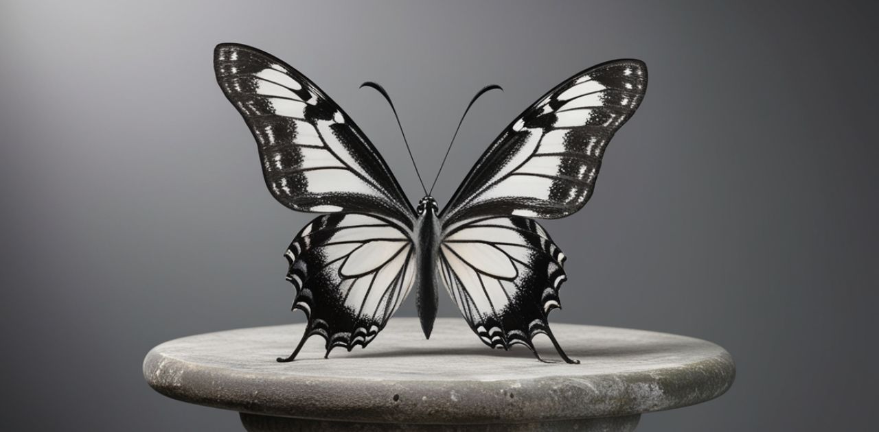 Black and White Butterfly Spiritual Meaning