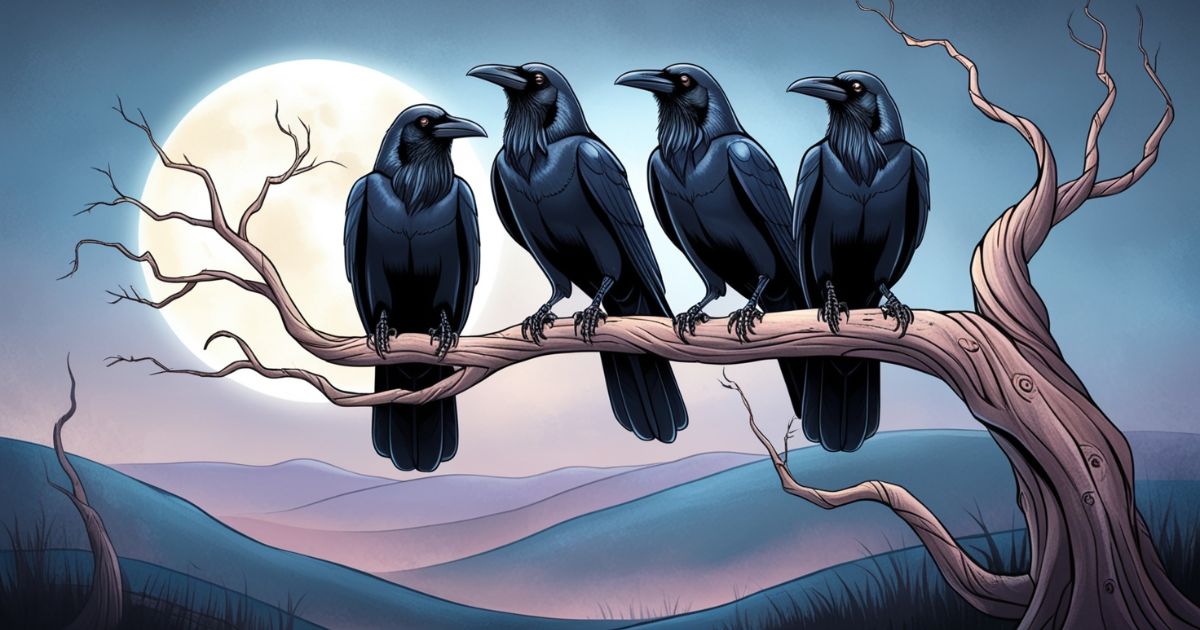 The Spiritual Meaning of 4 Crows