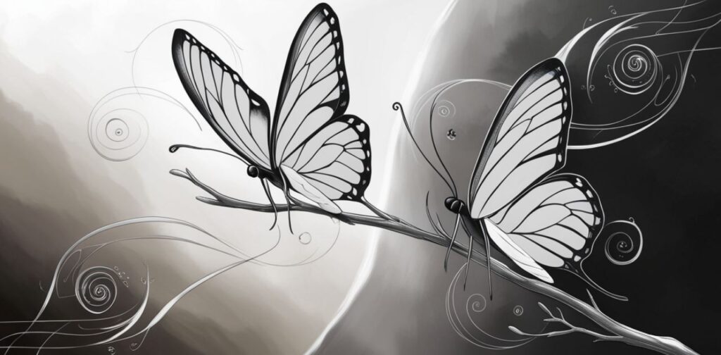 The Symbolism of Color in Black and White Butterflies