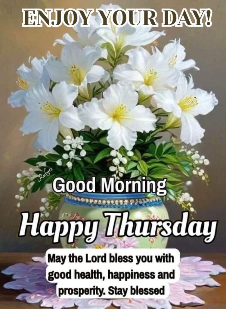 Happy Thursday Blessings Quotes