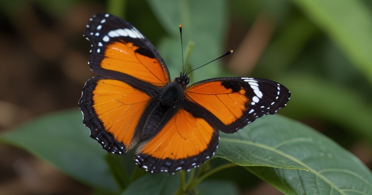 Orange & Black Butterfly Meanings: A Spiritual Guide