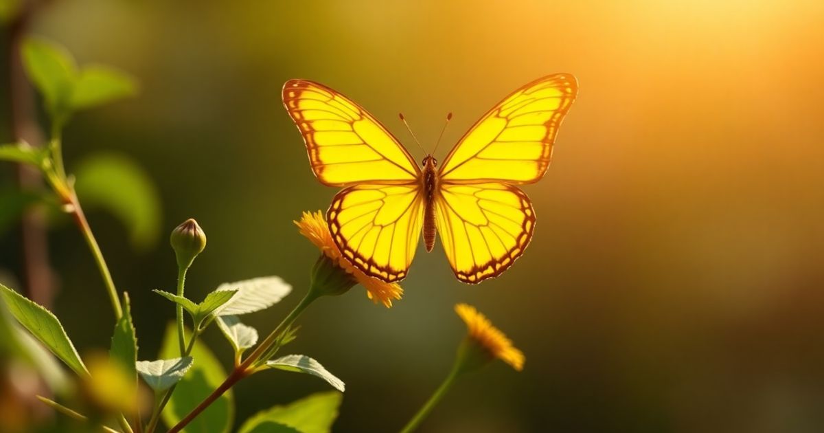 Spiritual Yellow Butterfly Meaning in the Bible